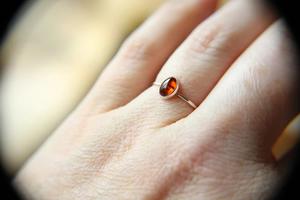 Anillo de ámbar báltico, joyería de piedras preciosas de Plata de Ley 925, anillo de boda, promesa para mujer, anillo de plata ámbar, joyería - Product Image 6