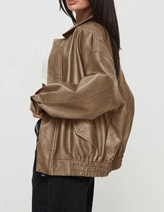 Factory Price Women's Stylish Genuine Leather Jacket <b>Winter</b> Windproof with Cotton Filling <b>Decoration</b> - Product Image 3