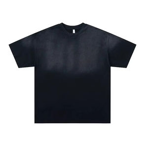 Camiseta de Moda Urbana de Gran Tamaño con Lavado Desteñido al Sol de Alta Calidad de AGNII INDUSTRY para Hombre, 100% Algodón, Tela de 230g - Product Image 1