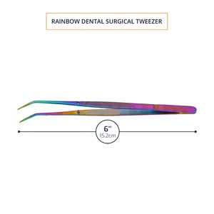 Pince à épiler allemande en acier inoxydable avec embouts droits Pince à épiler dentaire médicale Adson OEM - Product Image 3