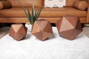 Urna de cremación contemporánea Urna moderna de madera de nogal para cenizas humanas urnas de perros - Product Image 3