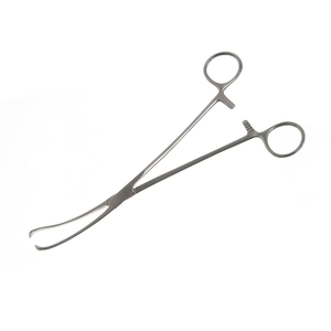 Pinzas Tenaculares Uterinas de Acero Inoxidable, Manuales, de Una Sola Punta, Afiladas, Rectas, Reutilizables, Certificadas por la CE, para Uso en Cirugía General, Tamaño 10 - Product Image 1