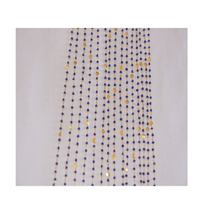 Royal Blue Star Charms Gold Plated <b>Rosary</b> Chain Wire Wrapped Rondelle Glass Beads Chain for DIY Jewelry Making Necklace Bracelet - Product Image 2