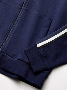 ชุดวอร์ม2ชิ้นสำหรับผู้ชายชุดวิ่งออกกำลังกายเล่นกีฬายิมฟิตเนสชุดกีฬาออกแบบโลโก้ได้ตามต้องการ - Product Image 5