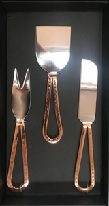 Hot Selling New Design Copper <b>Cheese</b> <b>Knives</b> <b>Set</b> <b>Cheese</b> Fork Stainless Steel <b>Cheese</b> Shaver <b>Set</b> - Product Image 6