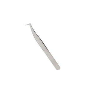 Angled <b>Eyelash</b> <b>Tweezers</b> For Lash Isolation Professional Lash Pickup <b>Tweezers</b> Stainless Steel Material <b>Eyelash</b> <b>Tweezers</b> Sale - Product Image 3