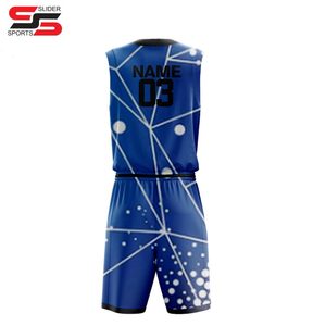Uniformes de basket-ball personnalisés respirants et à séchage rapide pour jeunes et adultes fabriqués avec impression par sublimation - Product Image 3