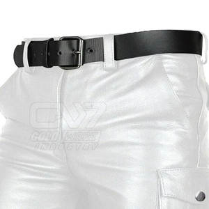 Shorts en cuir de mode de haute qualité à bas prix pour hommes nouveau style de shorts en cuir à fermeture éclair à la mode - Product Image 5