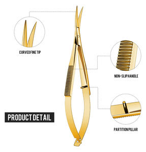 Micro ciseaux manuels Kamiyama Instruments de neurochirurgie microchirurgicale Base d'outils chirurgicaux - Product Image 2