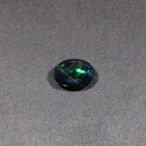 Opale noire naturelle 13X10MM Cabochon ovale 3.60Cts 1 pièce pierre précieuse pour la fabrication de bijoux IG23164 - Product Image 2