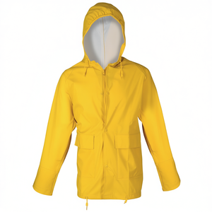 Veste de pluie jaune en PU ASATEX, légère et résistante - Product Image 2