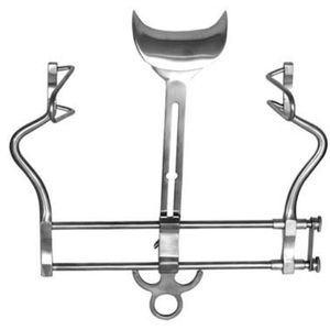 Retractor Abdominal Manual Balfour, Instrumentos Quirúrgicos Veterinarios, Hojas Laterales Sólidas de Acero Inoxidable, Herramientas Esenciales para Cirugía Veterinaria - Product Image 1