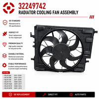 Ventilateur de refroidissement de radiateur de haute qualité, assemblage OE 32249742 pour Volvo S60 S90 V60 V90 XC60, pièces automobiles