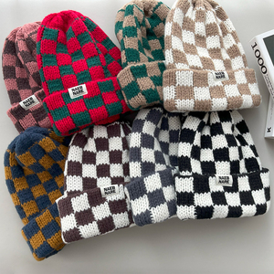 Gorro de punto cómodo, cálido, suave y acogedor, forrado de lana, ajustable, elegante, para exteriores, para clima frío. - Product Image 5