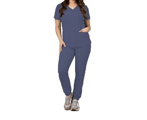 Uniformes Médicos para Mujer al por Mayor, Uniformes de Enfermería Azul Marino a la Moda, Uniformes de Trabajo para Hombre - Product Image 1
