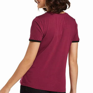 High Quality Women's Tee Wholesale Women's Shirts Short Sleeve Fashion Unisex T Shirts <b>Round</b> Neck Tops - Product Image 3