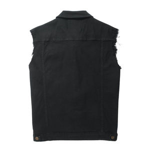 Chaleco Vaquero Personalizado de Alta Calidad para Hombre, Nuevo Diseño, Última Moda - Product Image 2