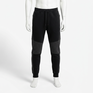 Ensemble de survêtement noir pour homme OWAIS, fermeture éclair intégrale, col montant, vêtements de sport décontractés avec poches latérales, coupe régulière, tenue d'automne - Product Image 4