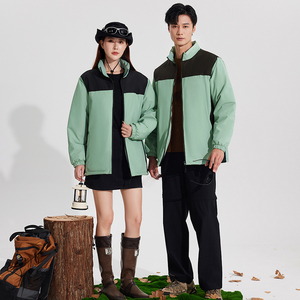Chaqueta de Esquí Unisex Impermeable y Cortavientos de Invierno, Chaqueta Térmica de Poliéster con Cuello Alto y Cremallera, Protección contra la Nieve y la Lluvia - Product Image 4