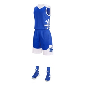 Nouveau design d'uniformes de basket-ball personnalisés vêtements de sport imprimés par sublimation pour adultes uniformes de basket-ball de haute qualité pour l'entraînement - Product Image 3