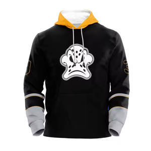 Vente en gros Nouveauté Article très vendu 2024 Sweat à capuche de hockey sur glace avec capuche Style homme Sweats à capuche Pulls à capuche avec personnalisation - Product Image 3