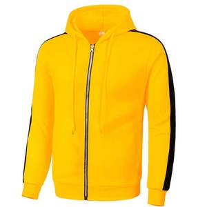Streetstyle Pulls surdimensionnés de haute qualité Sweats à capuche personnalisés à impression bouffante Fermeture éclair complète Tissu tricoté en coton unisexe Vêtements d'hiver - Product Image 1