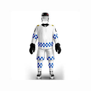 Conjunto de Uniforme de Hockey sobre Hielo Auténtico y Duradero 2025, Diseño Transpirable y Resistente al Viento de Alta Calidad, Personalizable, 100% Poliéster, Listo para el Equipo - Product Image 1