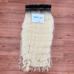 Ensemble personnalisé de haute qualité d'extensions de cheveux humains de tissage de cheveux vietnamiens Remy à double tirage - Product Image 5