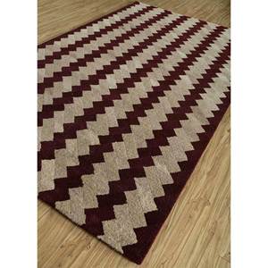 พรมขนสัตว์ทอมือสีเบจน้ำตาล Tahn-10 ขนาด 4 เมตร รูปทรงสี่เหลี่ยมลายก้างปลา สำหรับห้องนั่งเล่น ทางเข้าบ้าน ห้องโถง ความหนา 10 มม. เหมาะสำหรับวัยรุ่น - Product Image 2