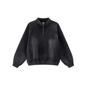 Hombres negro Premium looks alta calidad marca fabricación 100% Sudadera con capucha, llano propio logotipo hombres Sudadera con capucha transpirable hecha a medida - Product Image 1