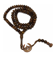 Vente en gros de Tasbih islamique personnalisé en acier inoxydable, perles de Dhikr faites à la main, Misbaha de prière religieuse, perles de prière Tasbeeh, garantie à 100%