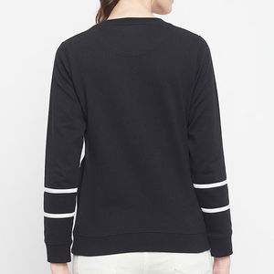 Women's Fall Winter Casual Sweatshirts with Front Logo Drop Shoulder Hoodies New Design for Woman - Product Image 2