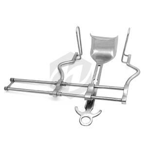 Retractor Abdominal Balfour, instrumentos médicos quirúrgicos veterinarios de acero inoxidable de 10 pulgadas, duraderos de alta calidad - Product Image 1