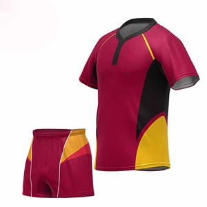 Uniforme de rugby en polyester entièrement par sublimation à faible taux Vente en gros Quantité en vrac Uniformes de rugby pour hommes sur mesure - Product Image 4