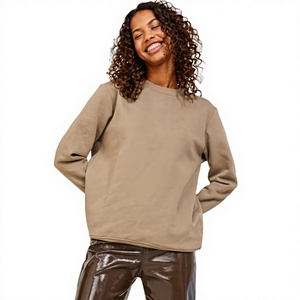 Factory <b>Direct</b> High Quality Sweat Shirts for Women Custom Made Crew Neck Long Sleeve Shirt for Women with Custom Printing & logo - Product Image 1