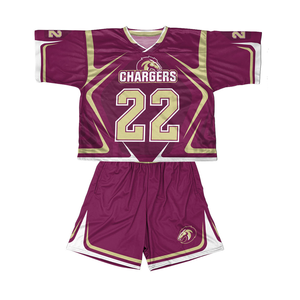 2026 Design crosse uniforme entièrement personnalisable Logo crosse maillots et shorts ensemble en gros uniforme de football américain - Product Image 4