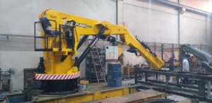 Grúa de cubierta costa afuera hidráulica de alto Momento de carga de 35TON Grúa marina de mejor diseño para planta de fabricación de núcleo de construcción fuerte - Product Image 5