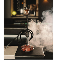 Ensemble Chicha Moderne Haut de Gamme en Aluminium Durable avec Option de Marquage Personnalisé, Base en Verre Grande Capacité, Vente en Gros pour Clubs FALAH