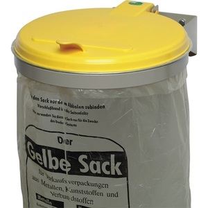 Collecteur de déchets jaune 120L B400xD510mm avec couvercle KS VAR Catégorie de produit Poubelles - Product Image 3