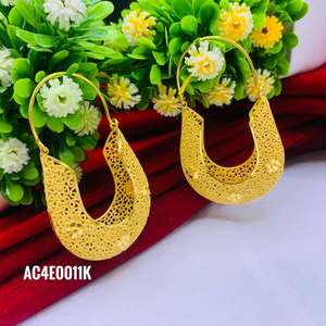 Boucles d'oreilles plaqué or online design Boucles d'oreilles plaqué or-Boucles d'oreilles femmes/Bijoux femme un gramme - Product Image 3