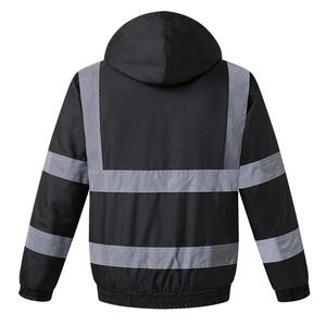 Chaqueta de invierno Hi Vis para hombre, chaqueta reflectante impermeable para exteriores, ropa de alta visibilidad para hombre - Product Image 2