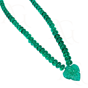 Lab Grown <b>Emerald</b> Necklace Beads faceted Smooth Polished <b>Green</b> Nano Cut Gemstone Strand for <b>Jewelry</b> Making Customisable - Product Image 3