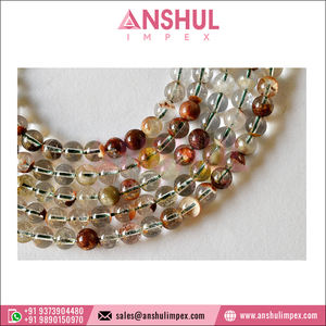 Hebras de cuentas redondas de ludiolita de la más alta calidad para prácticas curativas y fabricación de joyas de proveedor indio, novedad de 2024 - Product Image 5