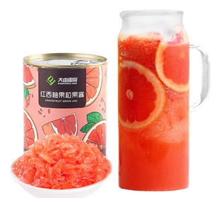 Ingrédients pour Bubble Tea Halal 850g Sans Additifs, Fruits en Conserve avec Granulés de Pamplemousse Rouge en Sirop - Product Image 3