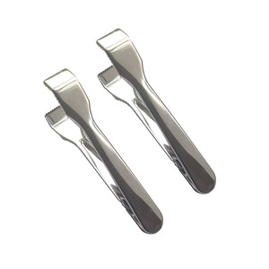 Mini pinces de service, pinces à cubes de sucre en acier inoxydable à motif de rose de 4 pouces, petites pinces à glace en argent pour thé et café - Product Image 6