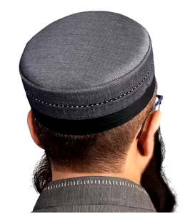 Gorras Uqba con logotipo personalizado-Precio al por mayor, gorras de oración musulmanas tradicionales en estilo pakistaní - Product Image 4