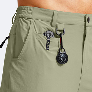 2025 pantalones de hombre informales con bolsillos tela de punto largo transpirable y patrón sólido pantalones de hombre personalizados teñidos lisos - Product Image 5