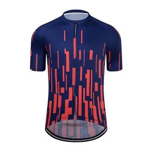 Maillot de Ciclismo Profesional Unisex con Cremallera, Bolsillos Traseros, Camiseta de Ciclismo Personalizada de Manga Corta, Transpirable, Ligera, con Estampado por Sublimación - Product Image 1