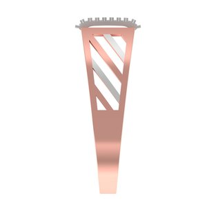 Anillo de diamantes naturales finos y elegantes para mujer, diamantes certificados de corte redondo, oro de 18 quilates, bodas de diseño de lujo atemporales - Product Image 2