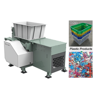 Machine de broyage de déchets de bouteilles en plastique avec traitement à un seul axe